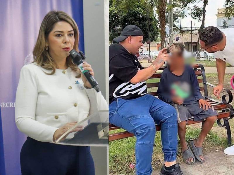 <b>La designada presidencial María Antonieta Mejía reaccionó con dureza ante el video protagonizado por dos populares tiktokers hondureños, quienes expusieron en redes sociales a un niño en situación de calle mientras le rapaban el pelo a cambio de 500 lempiras.</b>
