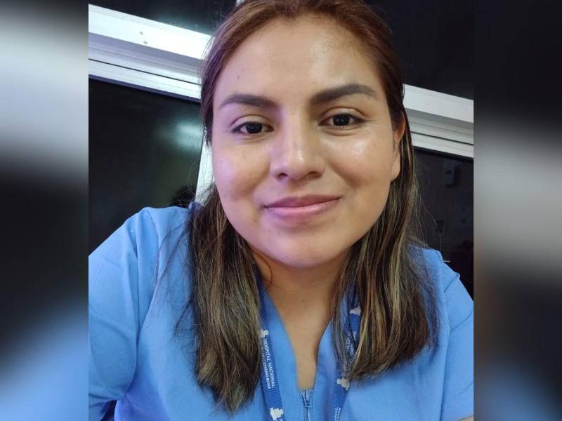 La licenciada en enfermería Denia Gutiérrez.