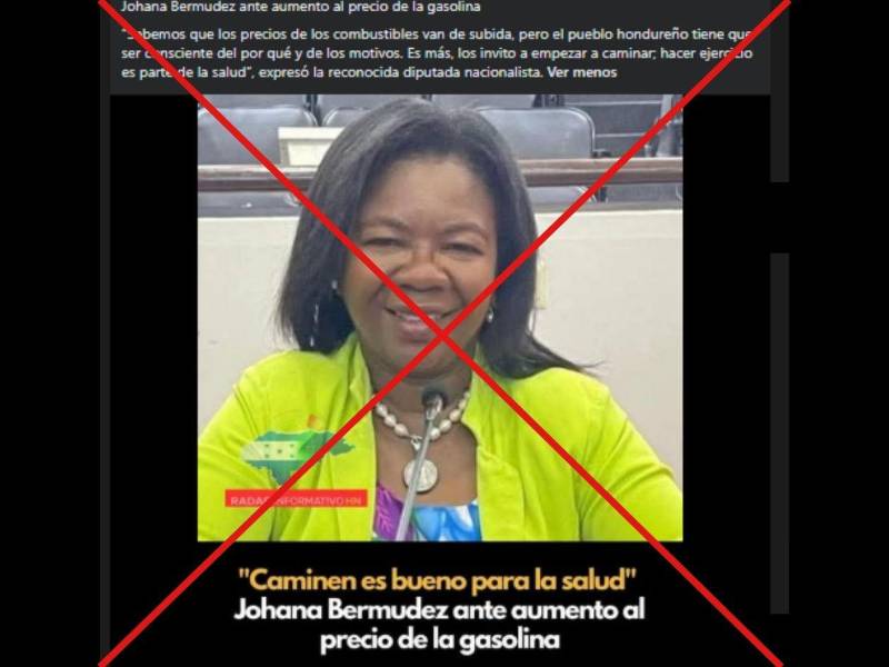 Captura de pantalla a una publicación de Facebook, hecha el 30 de septiembre de 2026.