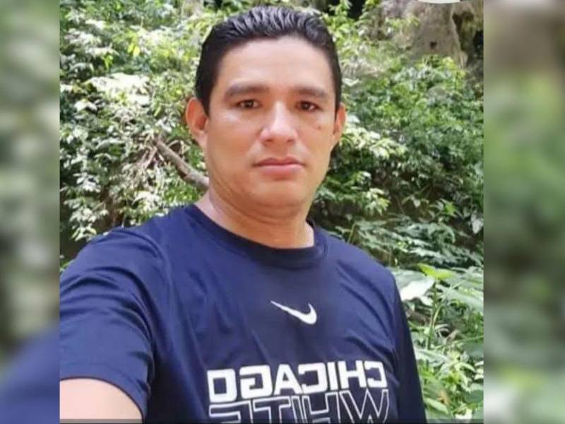 Fotografía en vida de Javier Rodolfo Chávez, originario del municipio de Villanueva, Cortés.