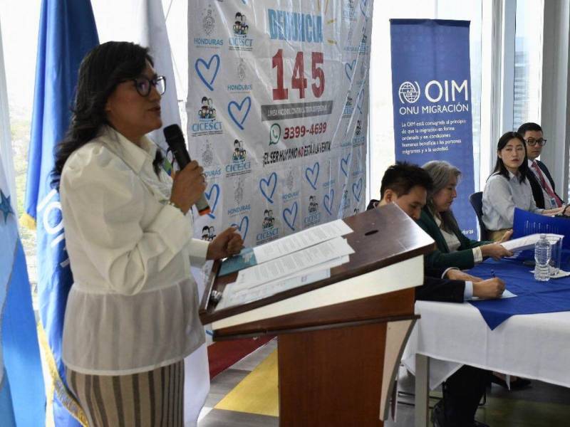 Sua Martínez Ibarra, secretaria ejecutiva de Cicesct Honduras, informó que la campaña prioriza regiones con altos índices de vulnerabilidad y con mayor registro de casos de trata de personas.