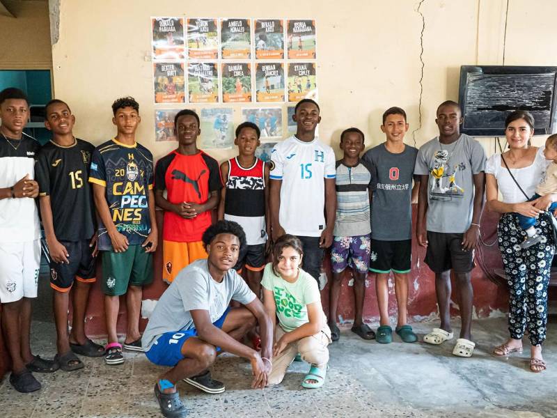 Tras su adiós de La Ceiba para buscar un mejor futuro, Yeison Arriola ha tenido la fortunda de forjar lazos de amistad en Puerto Cortés.