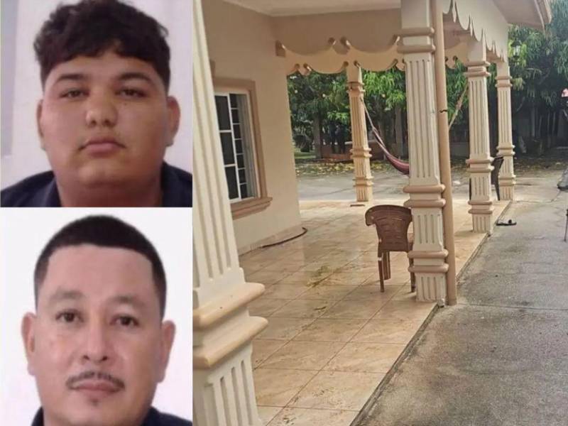 Fotografía de los implicados Eli Nahún Guerra y Jefry Josseph Guardado Herrera.