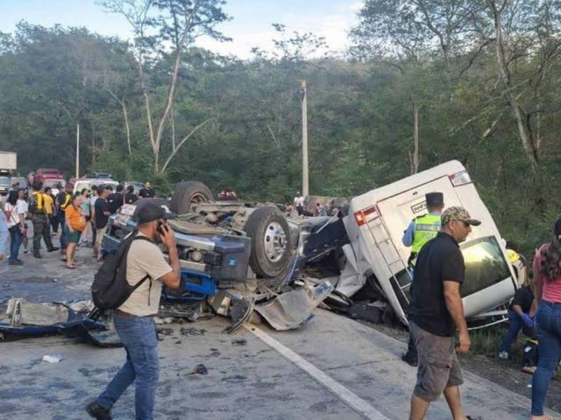 El accidente ocurrió el domingo 5 de abril. La escena era desgarradora.