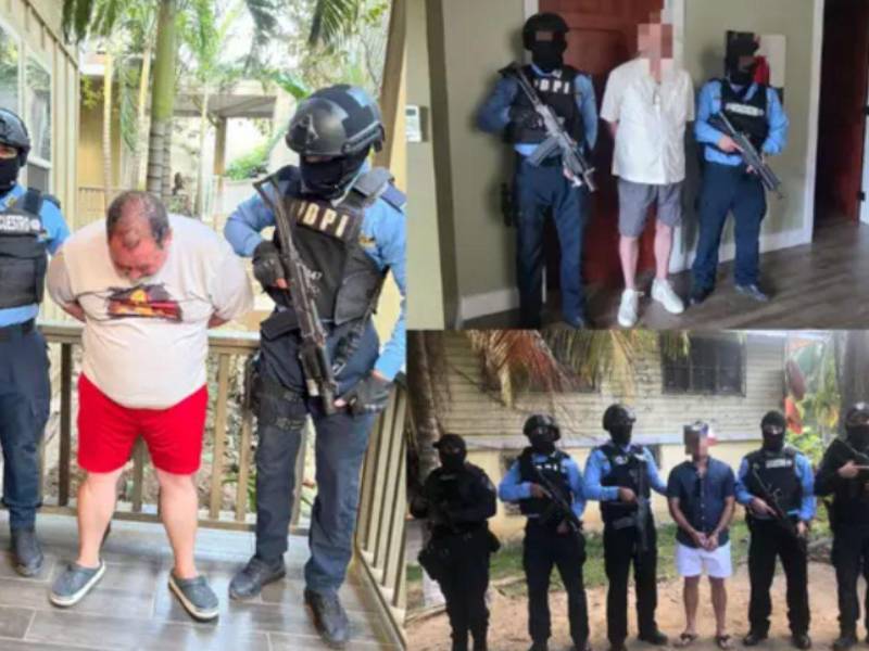 Fotografía de archivo de los cuatro implicados a la organización “Delta Teams” por la desaparición de Angie Peña.