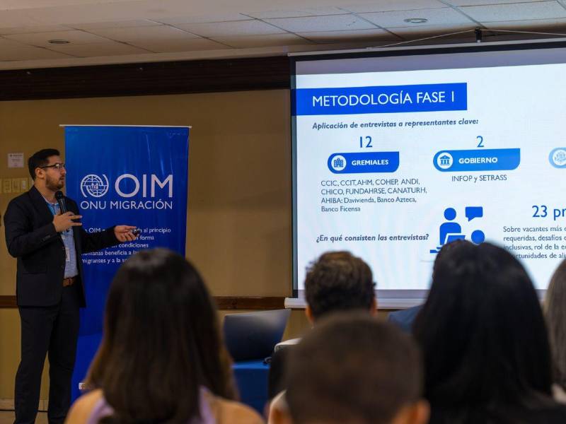 Bayron Serrano, asistente senior de reintegración económica de la Organización Internacional para las Migraciones (OIM), plantea que solo menos del 10% de los hondureños tiene antecedentes por faltas en Estados Unidos, menores o graves.