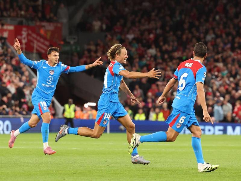 Marcos Llorente fue la figura del Atlético con su doblete que empató el marcador.