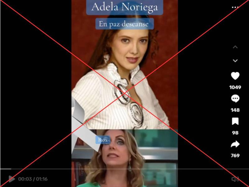 Captura de pantalla a una publicacion de TikTok hecha el 12 de junio de 2025.