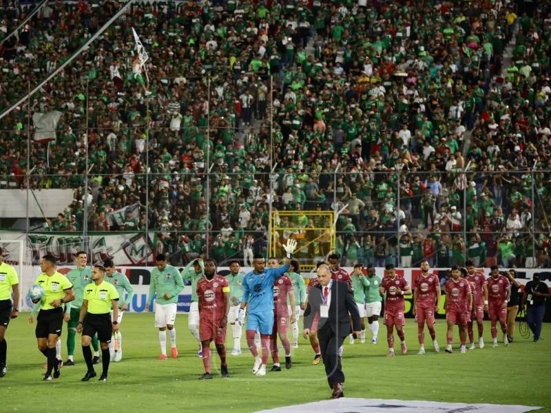 Marathón y Motagua se enfrentan esta noche en el Estadio Morazán de San Pedro Sula.