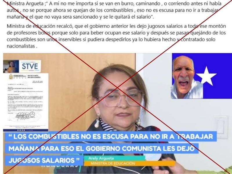 Captura de pantalla a una publicación de Facebook hecha el 7 de abril de 2026.