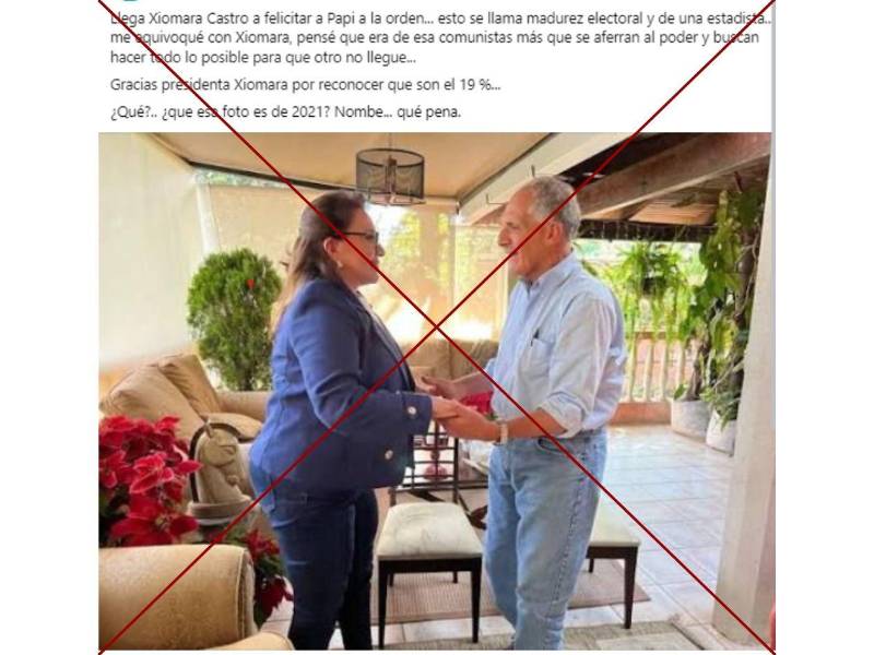 Captura de pantalla a una publicación de Facebook hecha el 26 de diciembre de 2025.