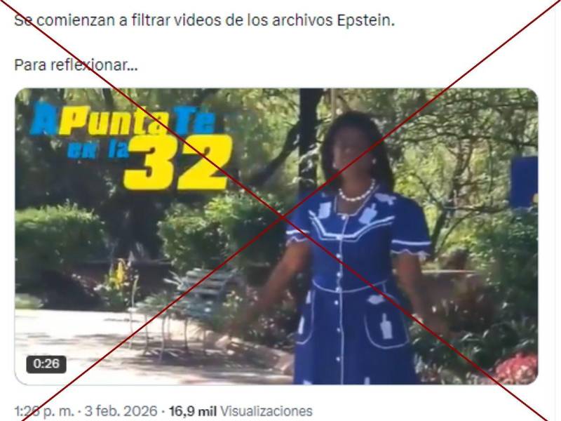 Captura de pantalla a una publicación de X hecha el 4 de febrero de 2026.