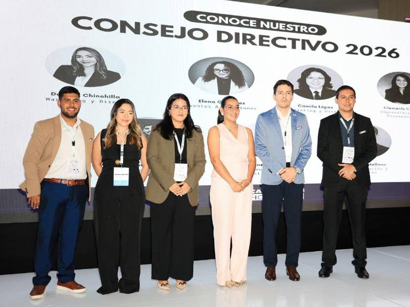 Consejo Directivo 2026 de la Asociación de Mercadólogos de Honduras.