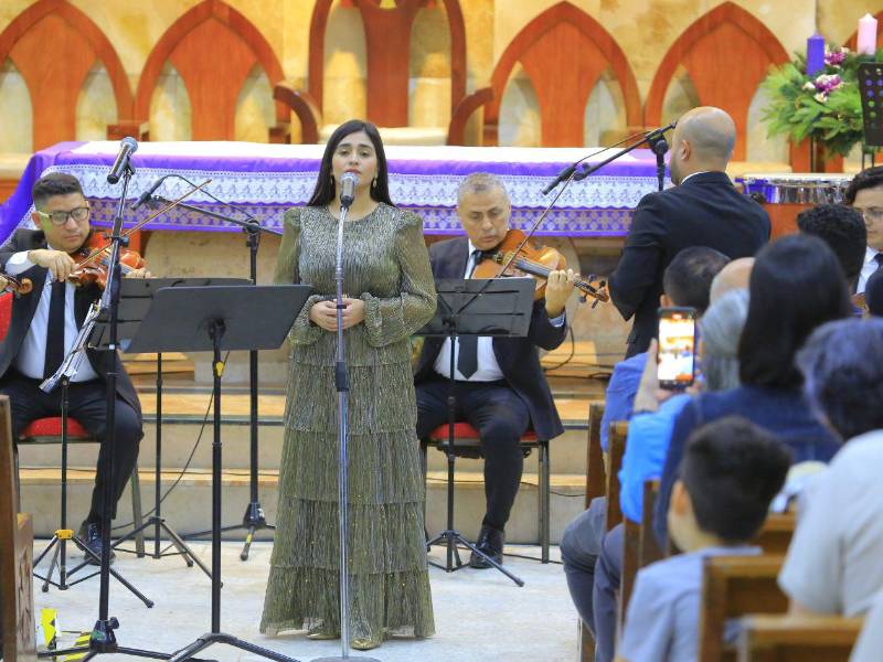 La Iglesia San Vicente de Paúl fue sede de este concierto especial por Navidad.