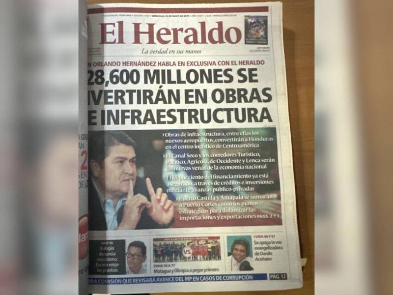 Fotografía de la edición impresa del 20 de mayo de 2015 de EL HERALDO.