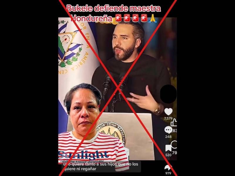 Captura de pantalla a una publicación de TikTok hecha el 13 de julio de 2026.