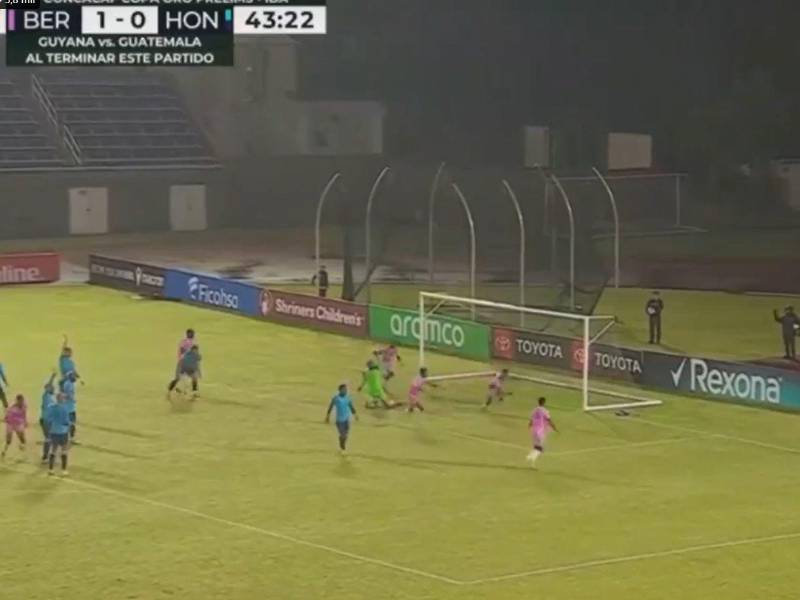 Nuevo error garrafal: fiasco de Edrick Menjívar en segundo gol de Bermudas