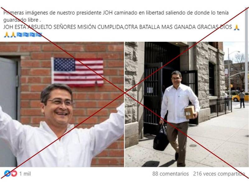 Captura de pantalla a una publicación de Facebook hecha el 2 de diciembre de 2025.