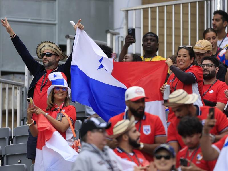 La afición de Panamá está presente en el estadio de Toronto de Canadá para el partido contra Ghana.