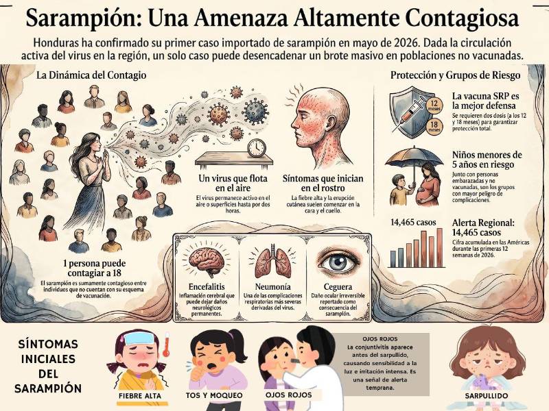 Sarampión en Guatemala: así se propagó el brote del que ya llegó un caso a Honduras