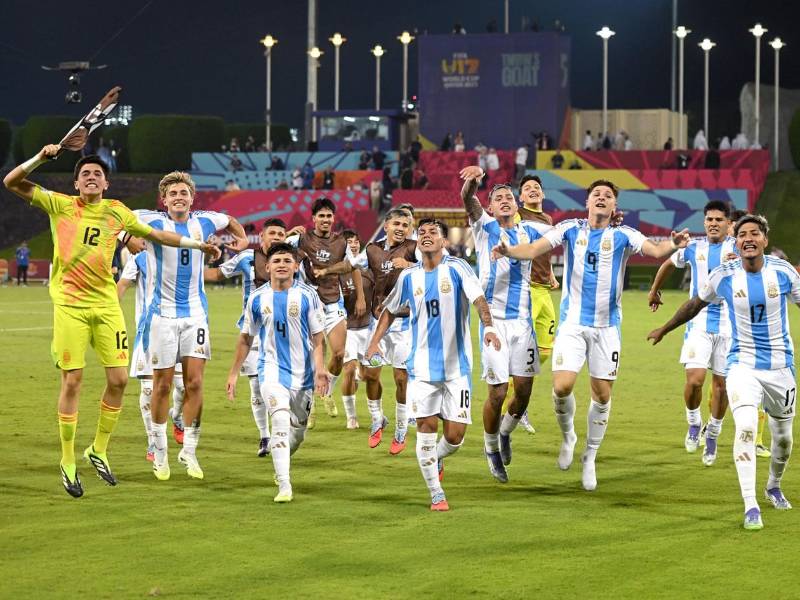 La Selección Argentina es una de las favoritas a llevarse el Mundial Sub-17. Así celebraron su clasificación a la siguiente ronda.