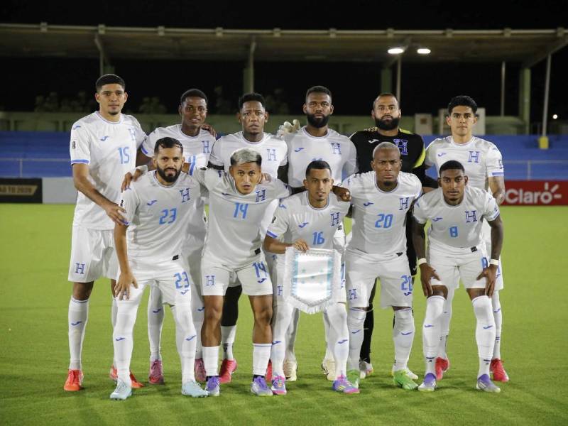 El 11 titular de la selección de Honduras que enfrentó a Haití.