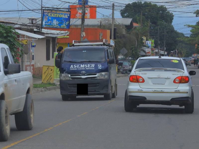 La población y el sector transporte piden más operativos en el recorrido de las rutas.