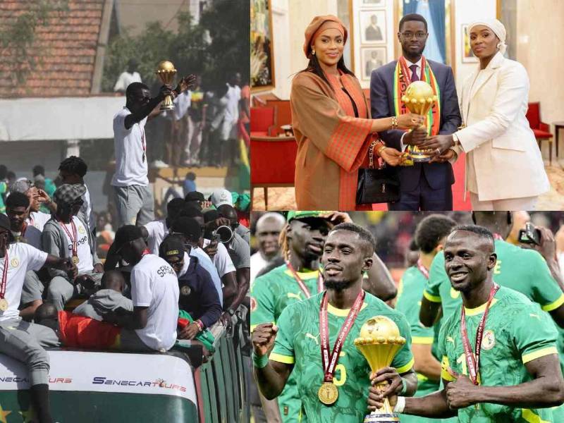 El pasado domingo la Selección de Senegal se coronó campeona de la Copa Africana tras vencer en una polémica final a Marruecos. Ahora en redes se ha hecho viral un curioso festejo.