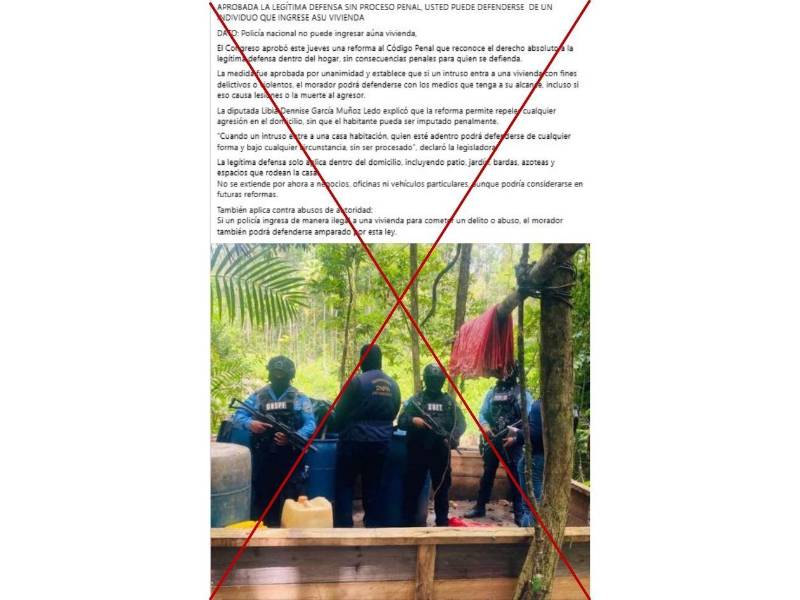 Captura de pantalla a una publicación de Facebook hecha el 28 de julio de 2025.