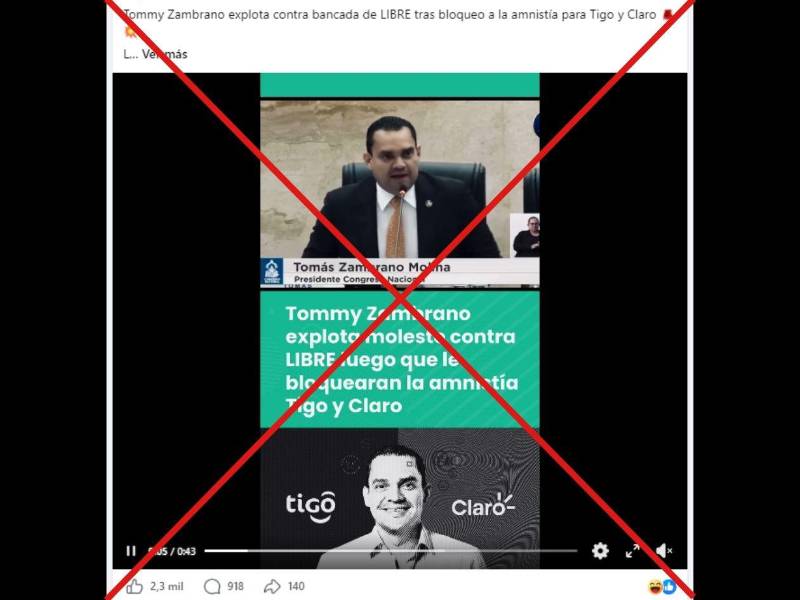 Captura de pantalla a una publicación de Facebook hecha el 21 de agosto de 2026.