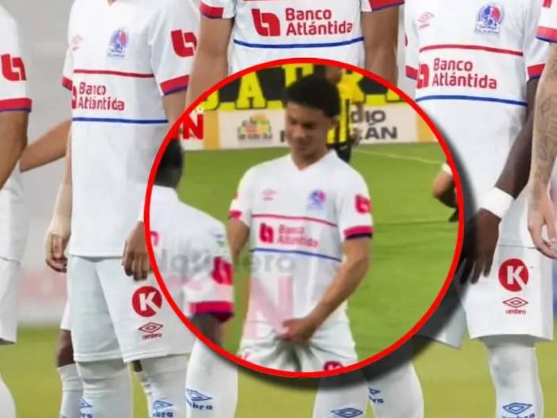 Didier Paguada le hizo este gesto obsceno a los aficionados del Real España y ha sido castigado de oficio.