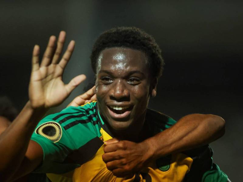 Jamaica celebró la victoria ante Honduras en el último minuto por el Premundial Sub-20.