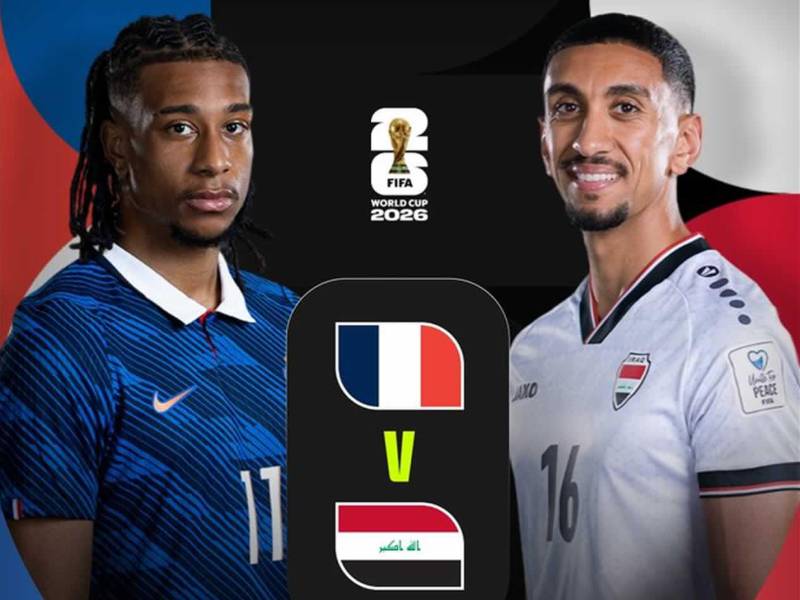 La Selección de Francia se mide contra Irak en la segunda jornada del Mundial 2026.