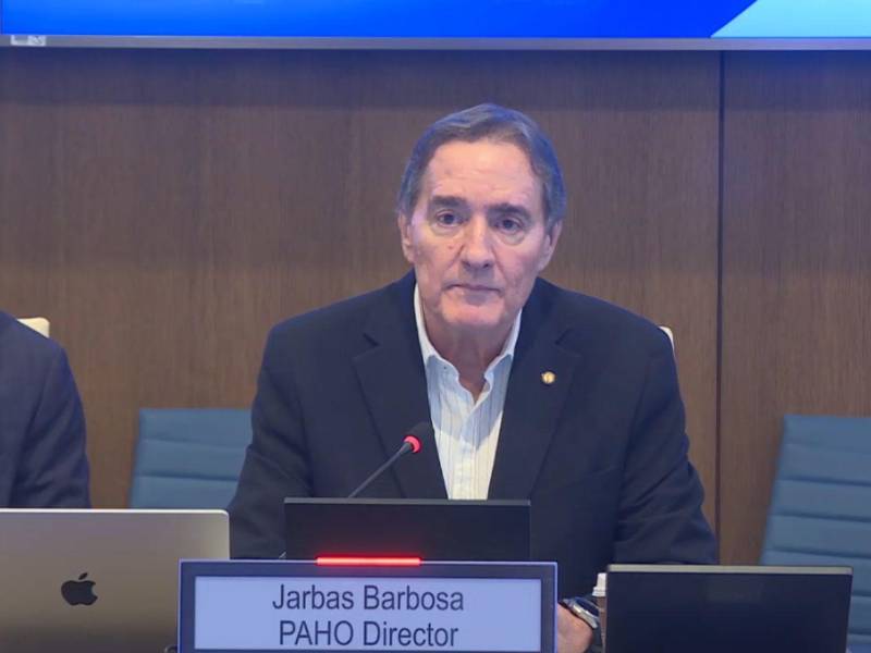 El doctor Jarbas Barbosa, director de la Organización Panamericana de la Salud (OPS).