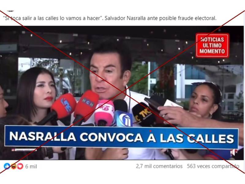 Captura de pantalla a una publicación de Facebook hecha el 5 de diciembre de 2025.