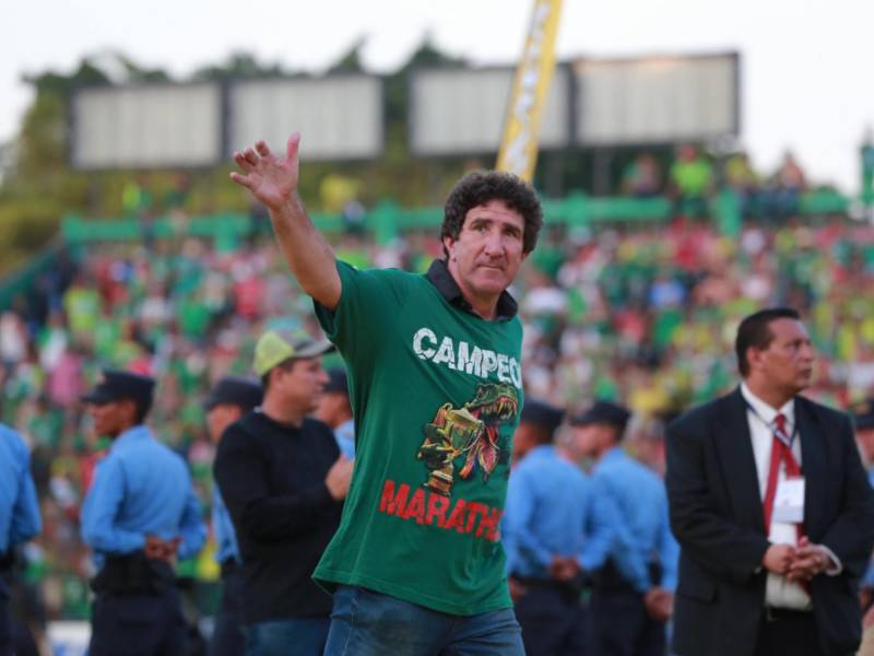 Héctor Vargas fue el último DT campeón con Marathón y justamente ante Motagua en el 2018.
