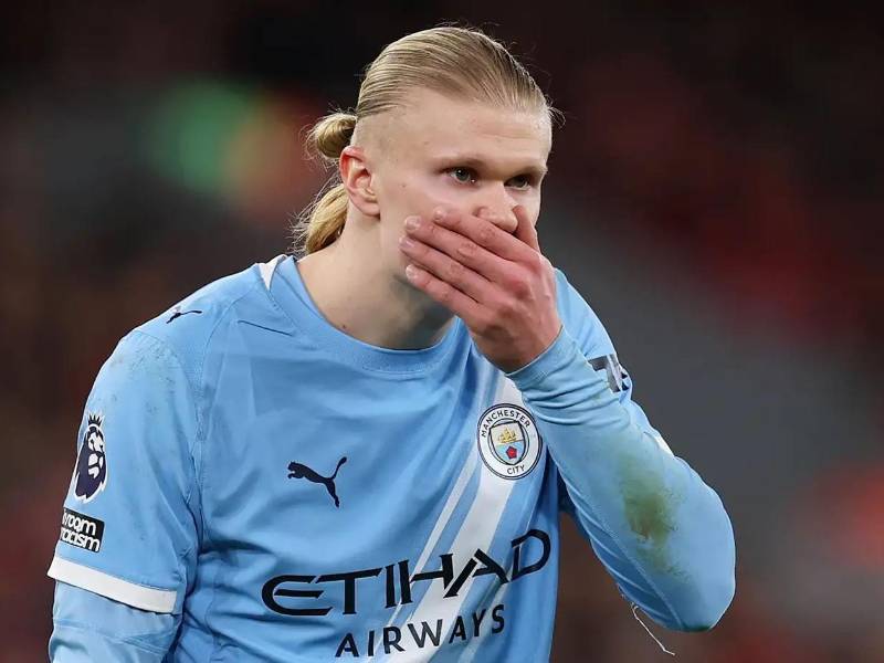 Erling Haaland es acechado por un goleador sudamericano en la tabla de goleo de la Premier League.