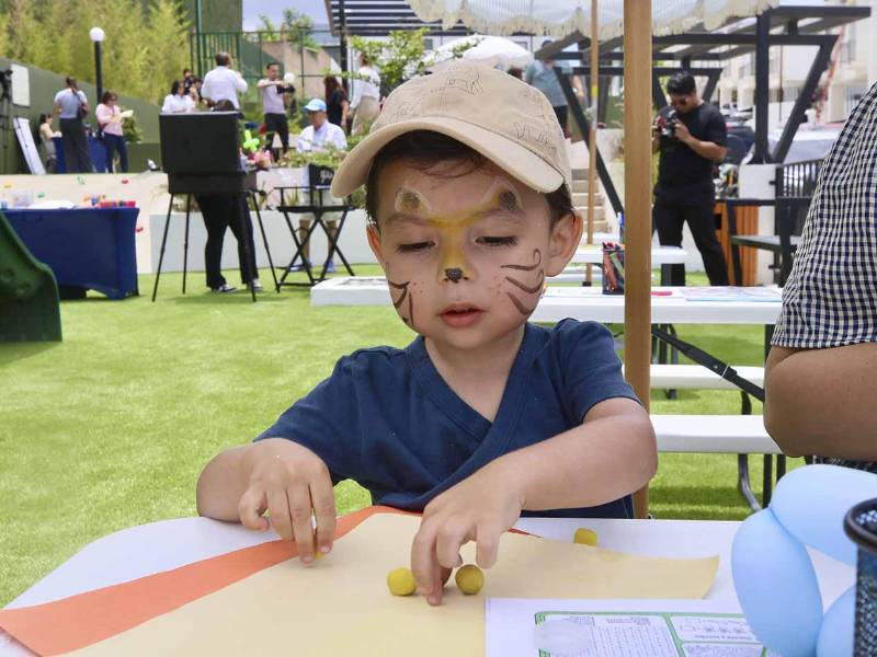 Los niños disfrutaron de un momento ameno, lleno de diversión y convivencia durante el Vitali Living Community.