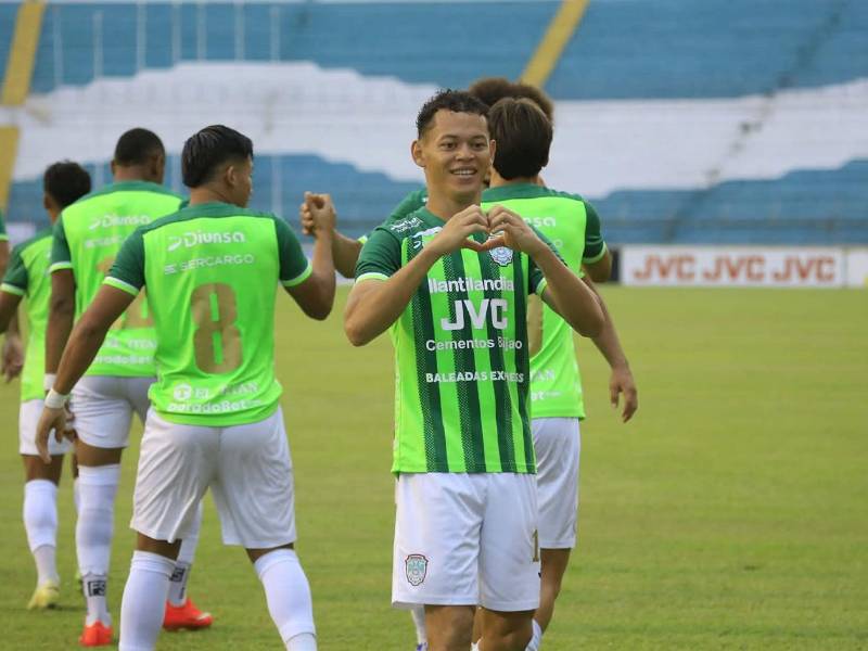 Damin Ramírez abrió el marcador para el Marathón, sumando su segundo gol del Torneo Apertura 2026.