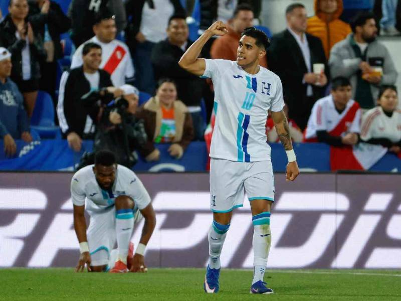 Honduras está empatando ante Perú están disputando el primer tiempo del amistoso en España.