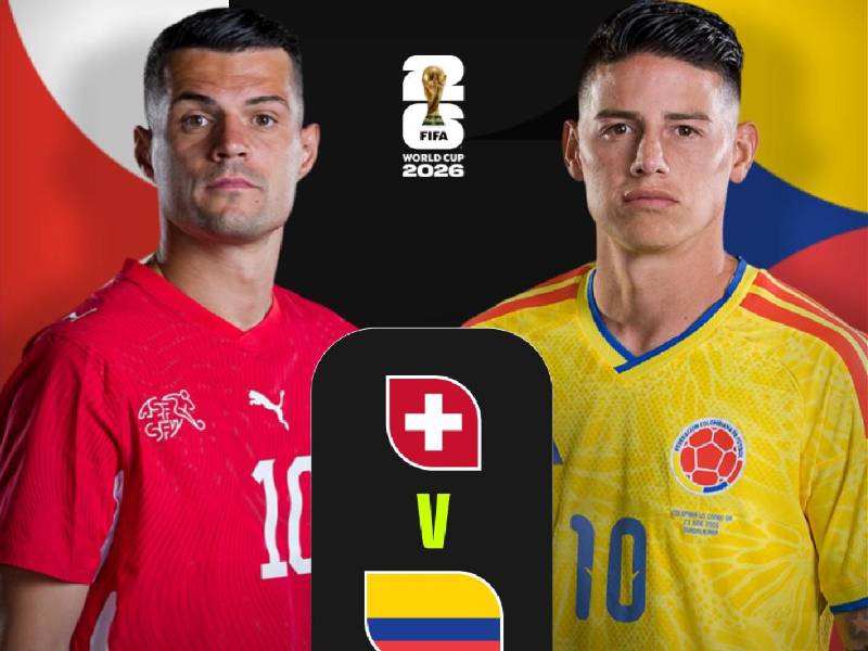 Suiza y Colombia disputarán el último boleto a los cuartos de final del Mundial 2026.