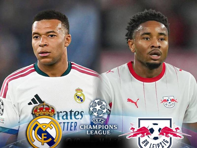 Real Madrid y RB Leipzig se miden en la tercera jornada de la UEFA Champions League.