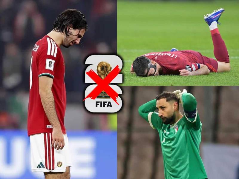 Las figuras que se perderán el Mundial 2026 tras no clasificar con sus selecciones