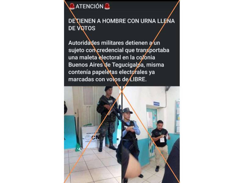 Captura de pantalla a una publicación de Facebook hecha el 9 de marzo de 2025.