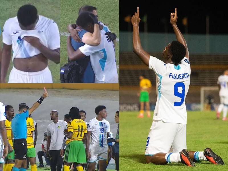 En imágenes el triunfo de Honduras por 0-1 contra Jamaica en la Concacaf Nations League con gol de Keyrol Figueroa, una victoria que se convierte en la primera en la historia catracha en Kingston.