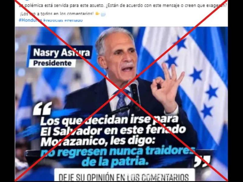 Captura de pantalla a una publicación de Facebook hecha el 16 de octubre de 2026.