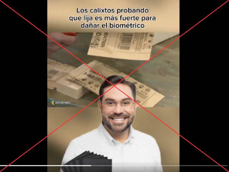 Captura de pantalla a una publicación de TikTok hecha el 7 de marzo de 2025.