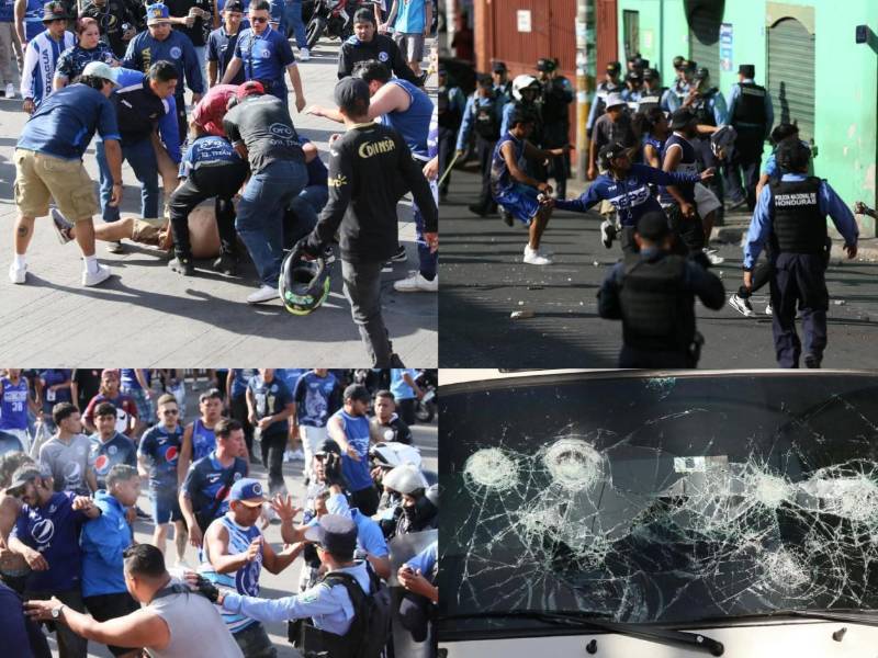 Lamentables escenas de violencia se vivieron este domingo 12 de abril, previo al clásico entre Motagua y Olimpia, correspondiente a la jornada 18 del Clausura 2026 de la Liga Nacional de Honduras.