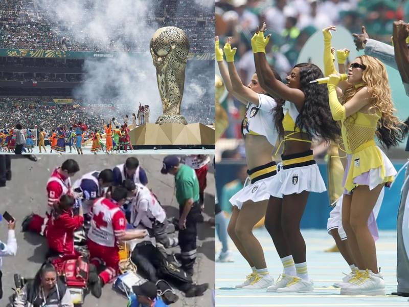 Así se vivió la inauguración del Mundial 2026 en el estadio Azteca previo al inicio del primer partido entre México y Sudáfrica.