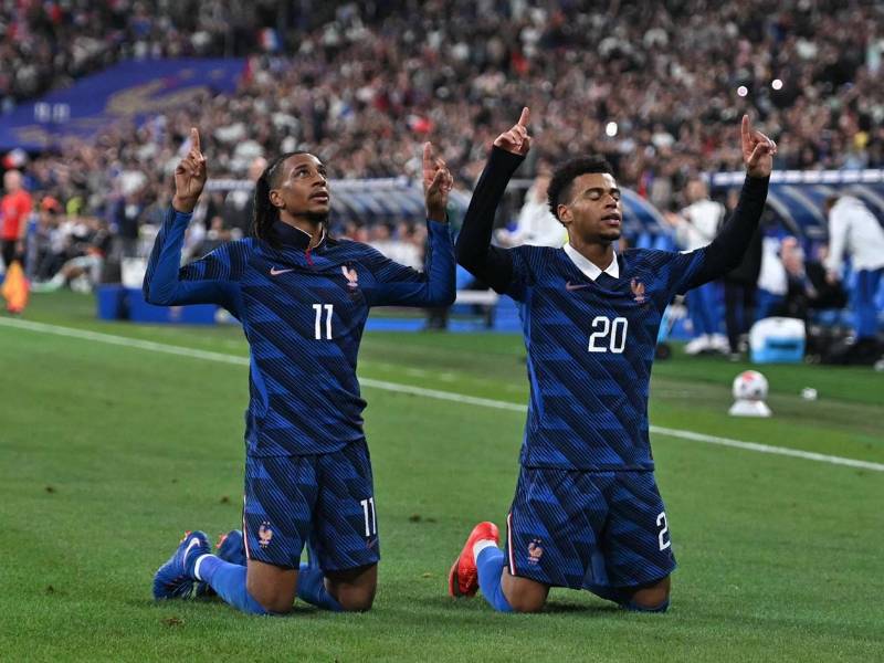 Michael Olise y Desiré Doué fueron las figuras para la remontada de Francia